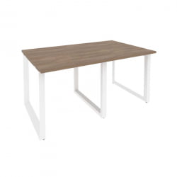 Стол переговорный (2 столешницы) ОНИКС О.МО-ПРГ-2.0 Дуб Аризона/Белый / ONIX O.MO-PRG-2.0