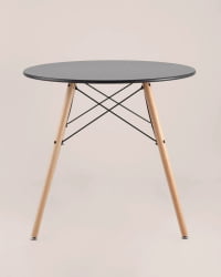Стол круглый EAMES DSW NEW D=80 черный