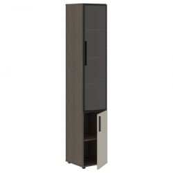 Шкаф-колонка комбинированный (правый) VELION VHCS 40.2 R Аметист Дуб Сильвер