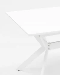 Стол обеденный раскладной Орландо 120-160 Белый