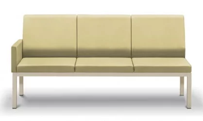 Диван трехместный с правым подлокотником Норман 3В Кремовый