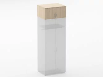 Антресоль глубокая Glassy 6.04.141 Дуб молочный