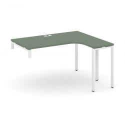 Стол-надставка на опорную тумбу (правый) CОНCЕПТ CН.ОСАН-003(Р) Дуб Винченцо Белый / CONCEPT CN.OSAN-003(R)