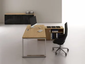 Шкаф средний со стеклом GLOSS LINE 9НШ.017.7 Teakwood