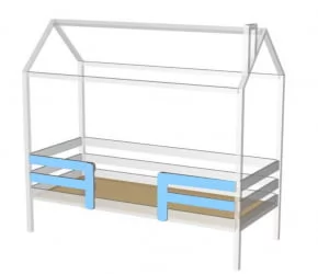 Кровать-домик RooRoom кд-22С Серый