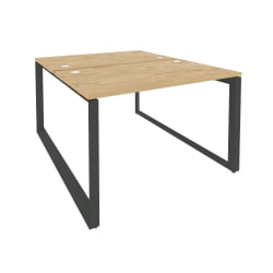 Рабочая станция на О-образном м/к ОНИКС О.МО-Д.РС-2.2.7 Тиквуд Светлый/Антрацит / ONIX O.MO-D.RS-2.2.7