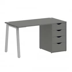 Стол письменный ХОМЕ ОФФИCЕ ВР.СП-3-138.4.А Металлик/Серый металл / HOME OFFICE VR.SP-3-138.4.A