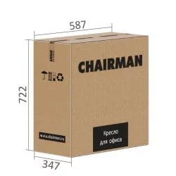 Кресло для оператора CHAIRMAN 020 ткань Красный