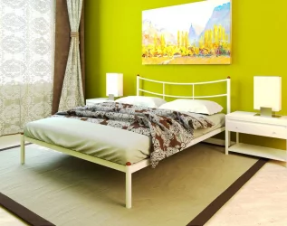 Кровать София 1200х2000 Желтая