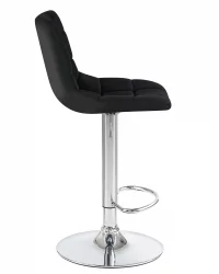 Стул барный DOBRIN TAILOR Черный велюр MJ9-101