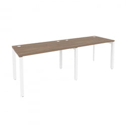 Рабочая станция на П-образном м/к ОНИКС О.МП-РС-2.2.7 Дуб Аризона/Белый / ONIX O.MP-RS-2.2.7