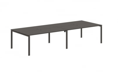 Бенч-система 4-местная EDIS EUWST 3513 Мокко