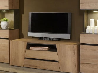 Тумба под ТВ, Стреза (1400*474*503) Дуб Галифакс натуральный, 30604 