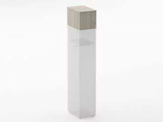 Антресоль глубокая Glassy 6.04.14Л Дуб сантана светлый Антресоль глубокая Glassy 6.04.14Л Дуб сантана светлый