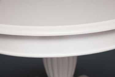 Круглый стол MEEN ( MO-ET ) дерево гевея/мдф, 59х59х55см, ivory white (слоновая кость 2-5)