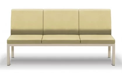 Диван трехместный без подлокотников Норман 3А Кремовый