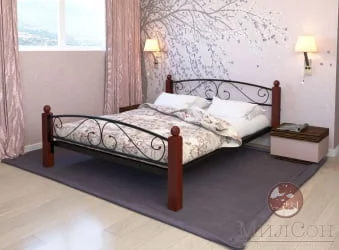 Кровать Вероника Lux Plus 1200х1900 Черная