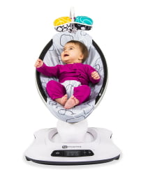 Электронное кресло-качалка 4Moms Mamaroo 4.0 Серебро