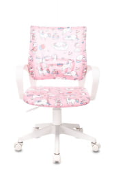 Кресло детское Бюрократ BUROKIDS 1 W-UNICORN