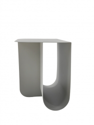 Журнальный столик Лауре металл светло-серый / Laure