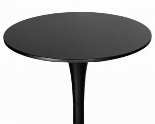 Обеденный стол MIA BAR (черная столешница, черное основание)