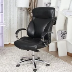Кресло руководителя H-9582L-1K/Black