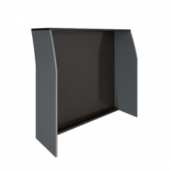 Стойка прямая 1200 Рива А.РС-2 Венге/Металлик / Riva