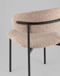 Стул Севйн букле кофейный / Sevyn