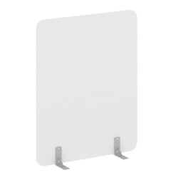 Перегородки на металлических опорах на фетровых подпятниках Р-лине ДП.Ф-120-150 Белый / R-line DP.F-120-150