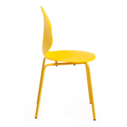 Стул EBAY (mod 03) металл/пластик, 52x46x83.5, желтый