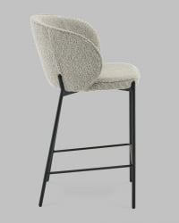 Стул полубарный Тисдейл букле светло-зеленый