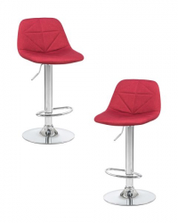 Стул барный DOBRIN DINA (бордовый) 2 шт