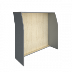 Стойка прямая 1200 Рива А.РС-2 Клен/Металлик / Riva