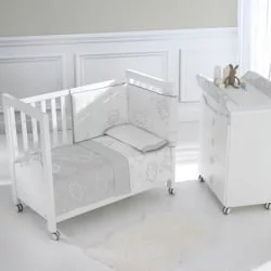 Постельное белье Micuna Dolce Luce 3 предмета 120x60 TX-821 Grey
