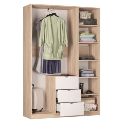 Шкаф распашный Р-198х135х45-3-ТР-М(ЯШТ-ЯШС) / R-198х135х45-3-TR-M(ЯШТ-ЯШС)