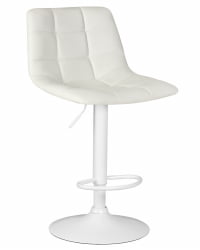 Стул барный DOBRIN TAILOR WHITE (белый PU) 2 шт
