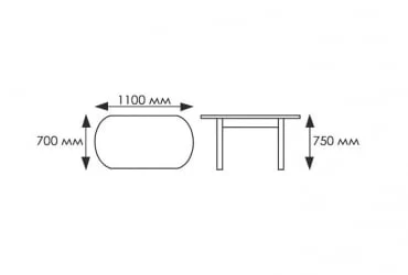 Стол обеденный Европейский фп Подсолнухи ЛДСП серый