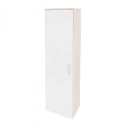 Гардероб узкий (левое исполнение) ОНИКС О.ГБ-1(Л) Денвер Светлый/Белый / ONIX O.GB-1(L)