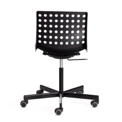 Офисное кресло SKALBERG OFFICE (mod. C-084-B) металл/пластик, 46 х 59 х 75-90 см, Black (черный)