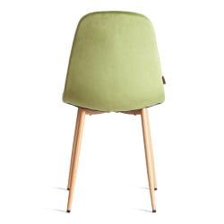 Стул для кухни BREEZE (mod. JSC-58) Велюр/металл , 44 х 53 х 86 см, Green (зеленый) HLR54 / натуральный