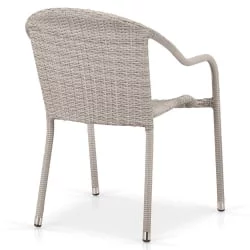 Плетеное кресло из искусственного ротанга AFM-318G-Light Grey