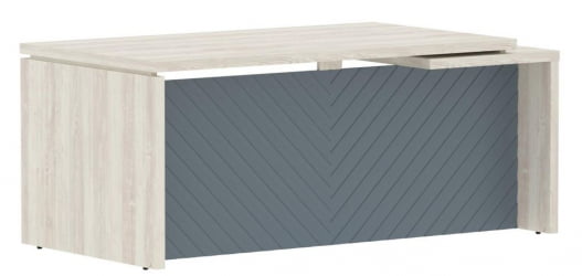 Стол руководителя левый Torr LUX TLCT 189 L Сосна Эдмонд Серо-голубой Стол руководителя левый Torr LUX TLCT 189 L Сосна Эдмонд Серо-голубой