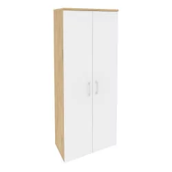 Шкаф высокий широкий ONIX O.ST-1.9 Тиквуд Светлый/Белый