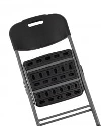 Складной стул банкетный черный