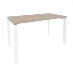 Стол рабочий на П-образном м/к ОНИКС О.МП-СП-3.7 Дуб Аттик/Белый / ONIX O.MP-SP-3.7