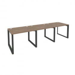 Рабочая станция на О-образном м/к ОНИКС О.МО-РС-3.1.8 Дуб Аризона/Антрацит / ONIX O.MO-RS-3.1.8