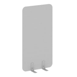 Перегородки на металлических опорах на фетровых подпятниках Р-лине ДП.Ф-80-150 Серый / R-line DP.F-80-150