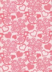 Кресло детское Бюрократ KD-2 PK/HEARTS-PK Розовый сердца
