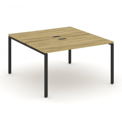 Рабочая станция двухсторонняя на 2 места CONCEPT CN.DRS-003 Дуб Винченцо Черный