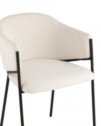 Стул Брасе букле Белый / Brace